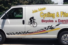 Custom Cycling and Fitness Vinyl Wrap