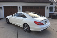 CLS 63 AMG Carbon Fiber Roof and Spoiler Wrap